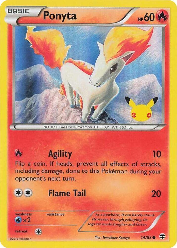 Ponyta (UK Exclusive Promo) 014/083 card from Miscellaneous Cards & Products