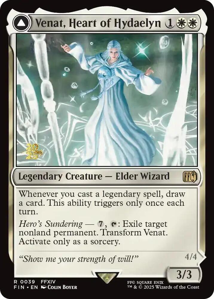 Venat, Heart of Hydaelyn 39 card from Prerelease Cards