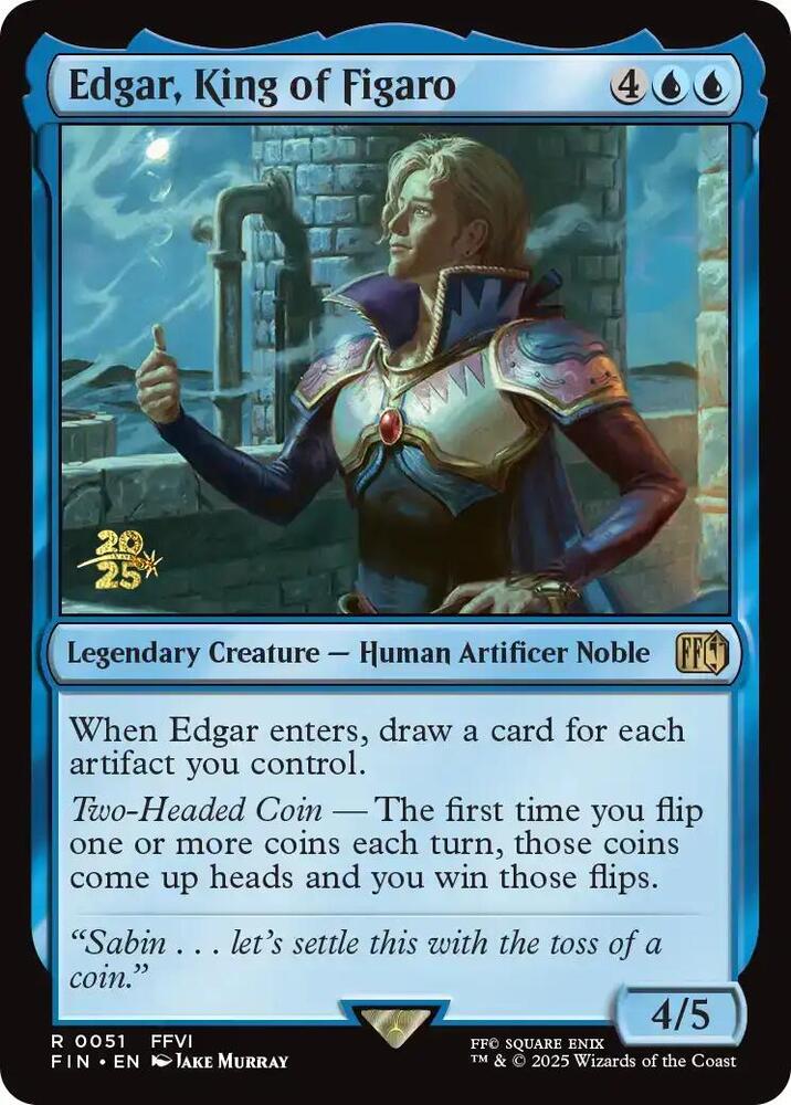 Edgar, King of Figaro 51 card from Prerelease Cards