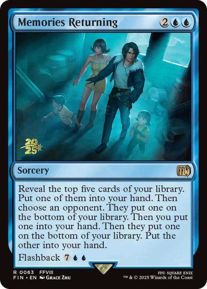 Memories Returning 63 card from Prerelease Cards