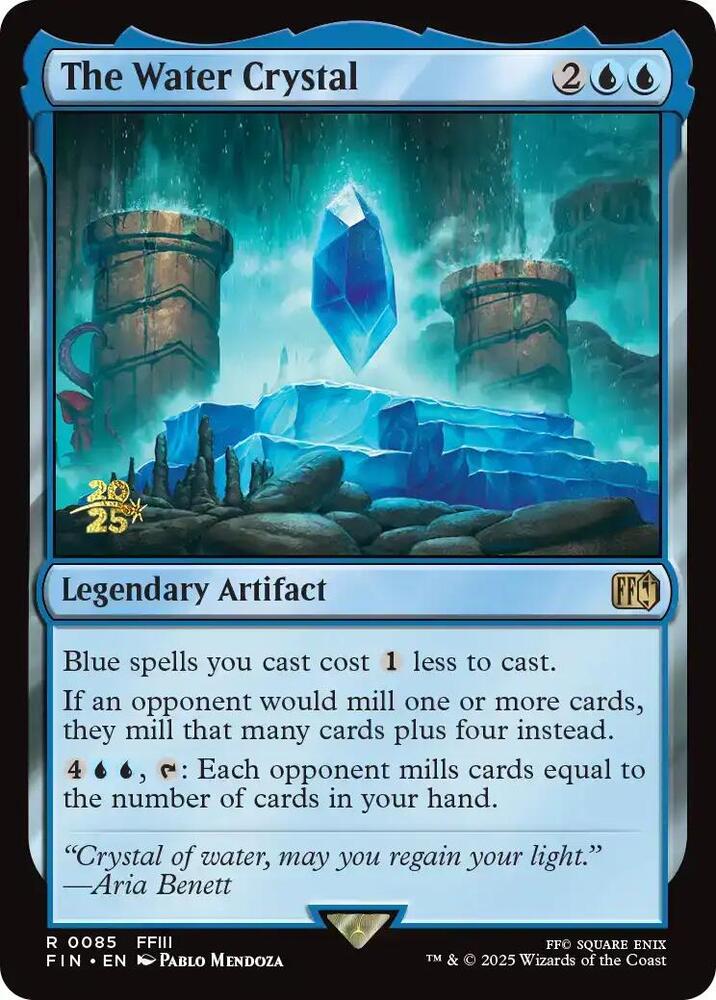 The Water Crystal 85 card from Prerelease Cards