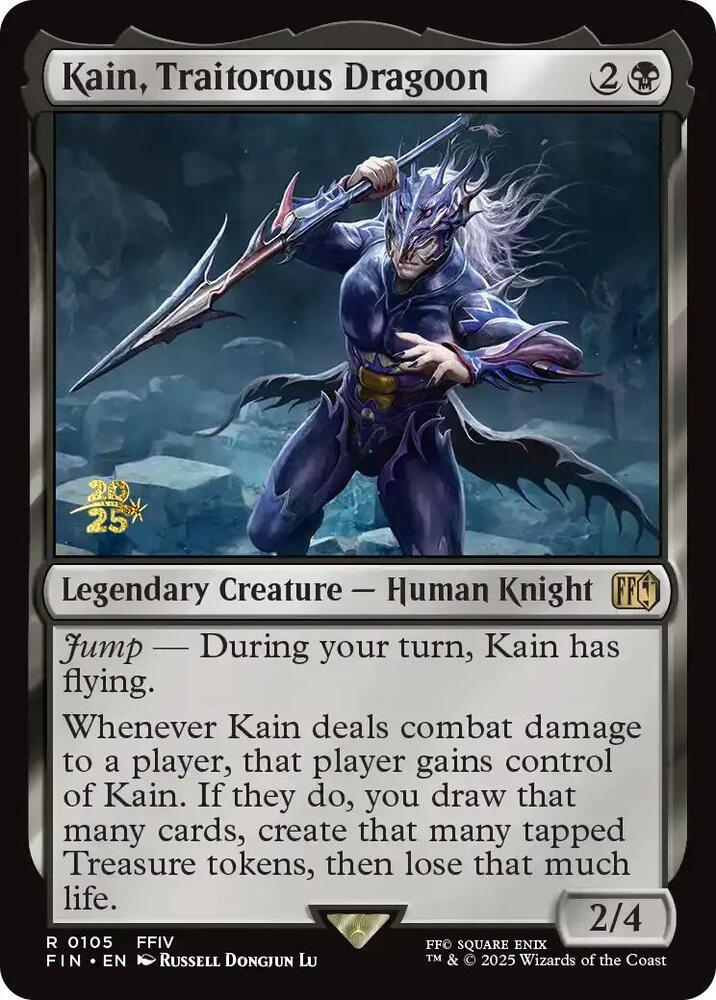 Kain, Traitorous Dragoon 105 card from Prerelease Cards