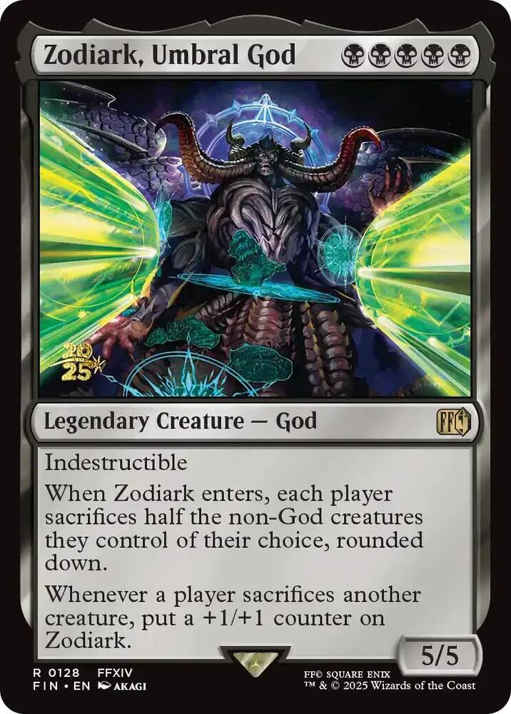 Zodiark, Umbral God 128 card from Prerelease Cards