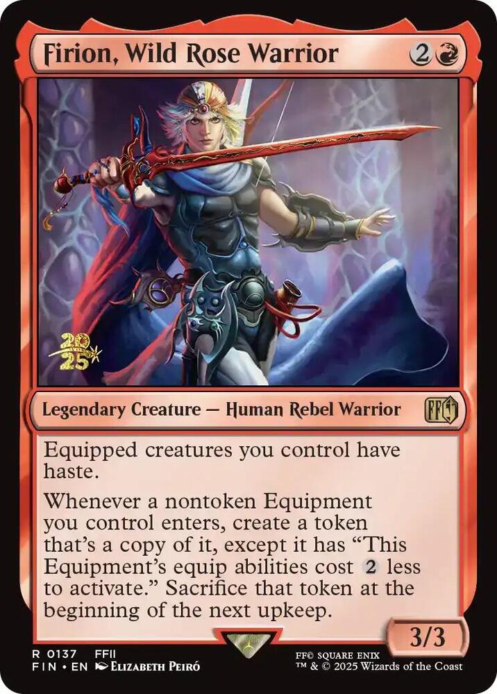 Firion, Wild Rose Warrior 137 card from Prerelease Cards