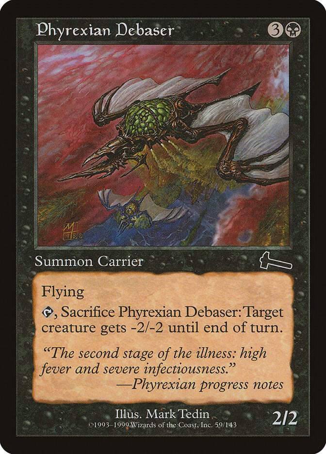 Phyrexian Debaser 59 card from Urza's Legacy