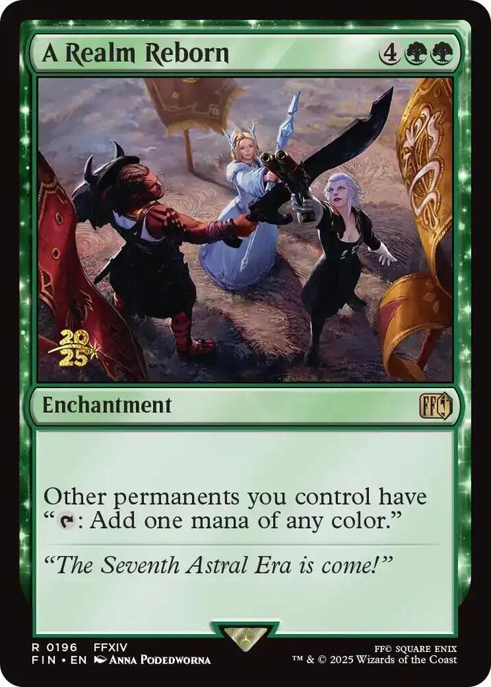 A Realm Reborn 196 card from Prerelease Cards