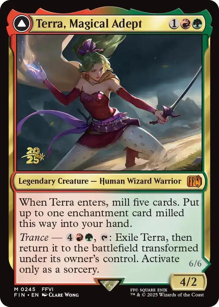 Terra, Magical Adept 245 card from Prerelease Cards