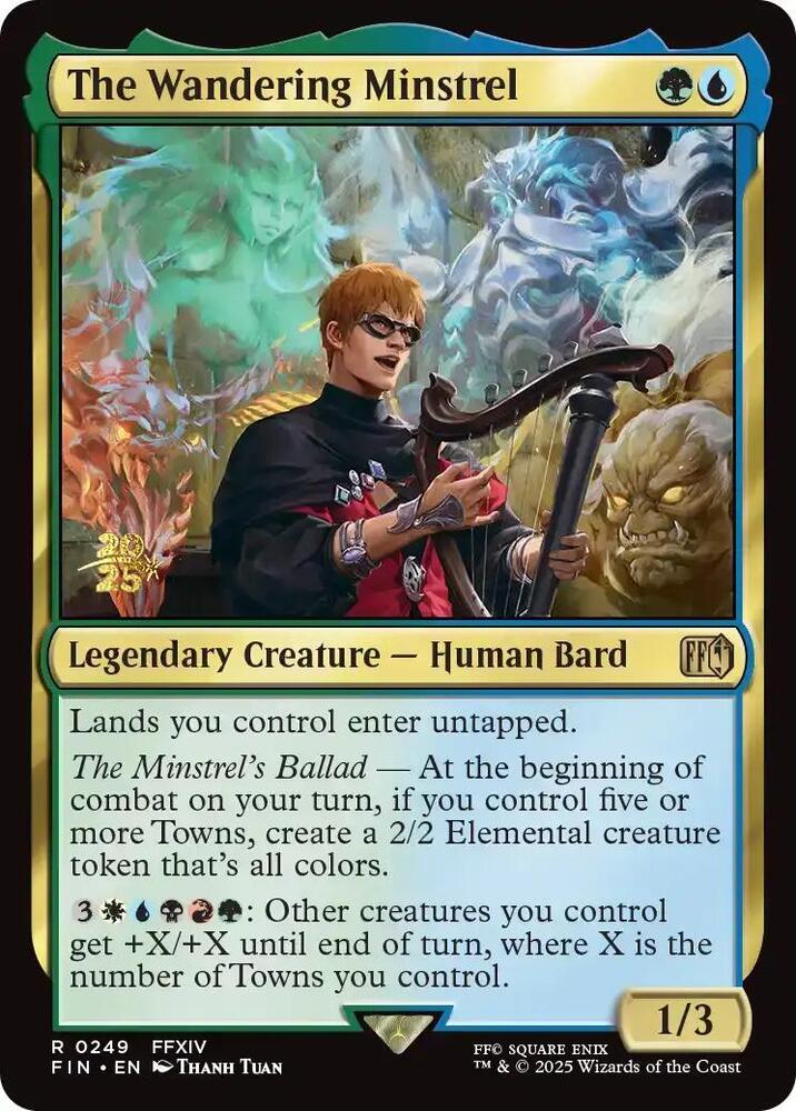 The Wandering Minstrel 249 card from Prerelease Cards