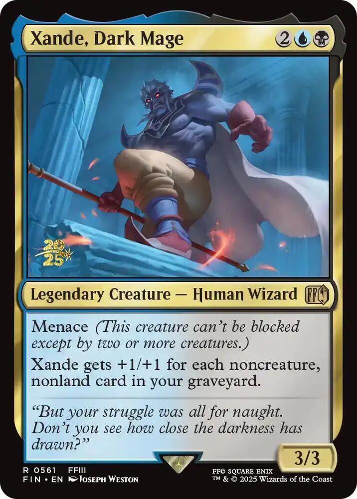 Xande, Dark Mage 561 card from Prerelease Cards