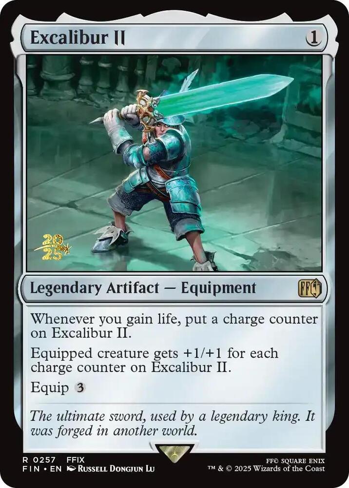 Excalibur II 257 card from Prerelease Cards