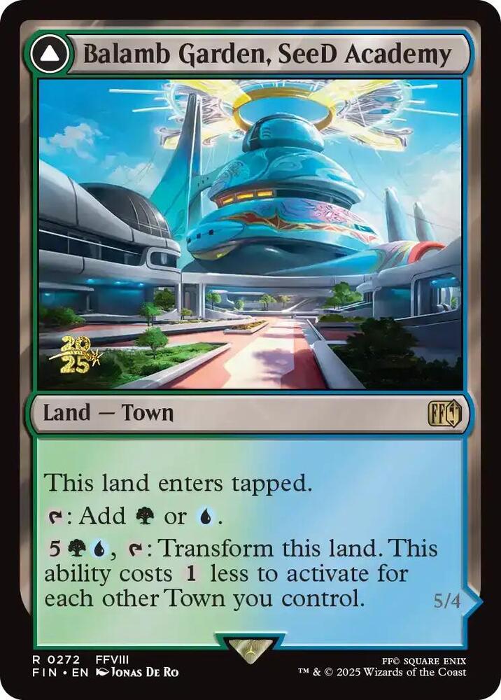 Balamb Garden, SeeD Academy 272 card from Prerelease Cards