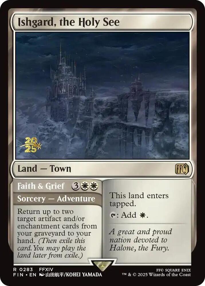 Ishgard, the Holy See 283 card from Prerelease Cards