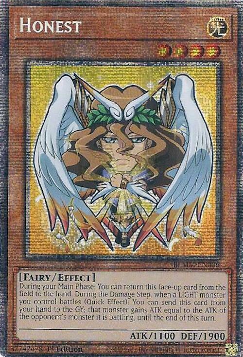 Honest (Starlight Rare) BLMM-EN006 card from Battles of Legend: Monster Mayhem