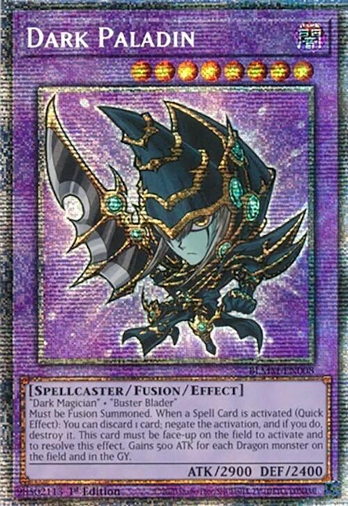 Dark Paladin (Starlight Rare) BLMM-EN008 card from Battles of Legend: Monster Mayhem