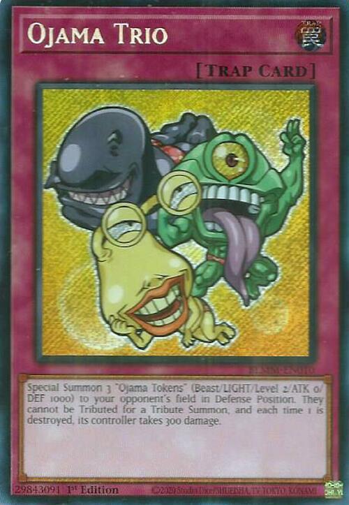 Ojama Trio BLMM-EN010 card from Battles of Legend: Monster Mayhem