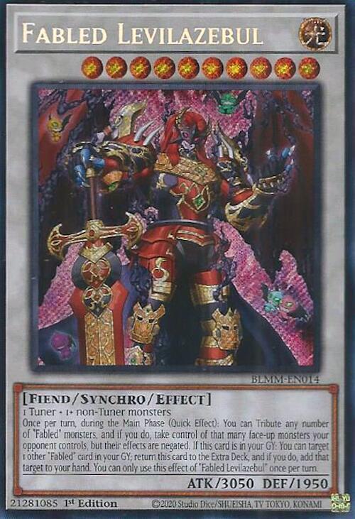 Fabled Levilazebul BLMM-EN014 card from Battles of Legend: Monster Mayhem