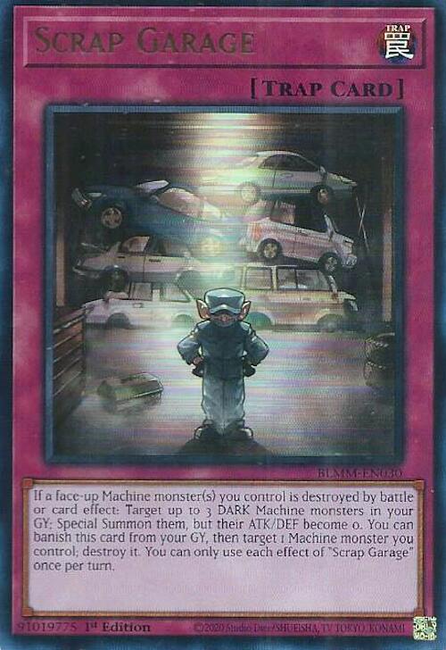 Scrap Garage BLMM-EN030 card from Battles of Legend: Monster Mayhem