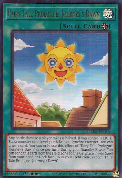Fairy Tale Prologue: Journey's Dawn BLMM-EN036 card from Battles of Legend: Monster Mayhem