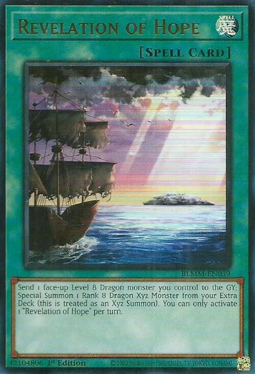 Revelation of Hope BLMM-EN039 card from Battles of Legend: Monster Mayhem