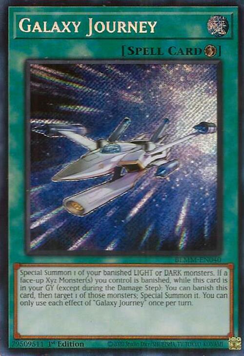 Galaxy Journey BLMM-EN040 card from Battles of Legend: Monster Mayhem