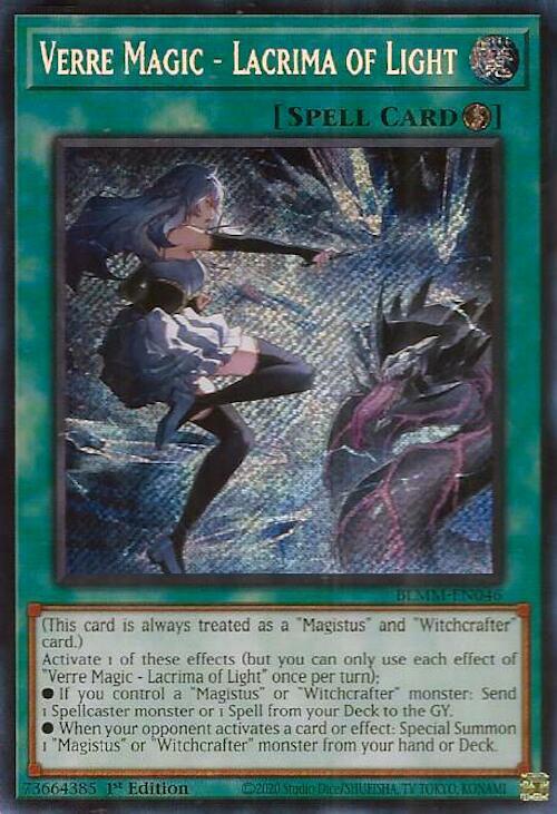 Verre Magic - Lacrima of Light BLMM-EN046 card from Battles of Legend: Monster Mayhem