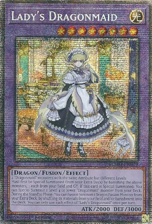 Lady's Dragonmaid (Starlight Rare) BLMM-EN049 card from Battles of Legend: Monster Mayhem