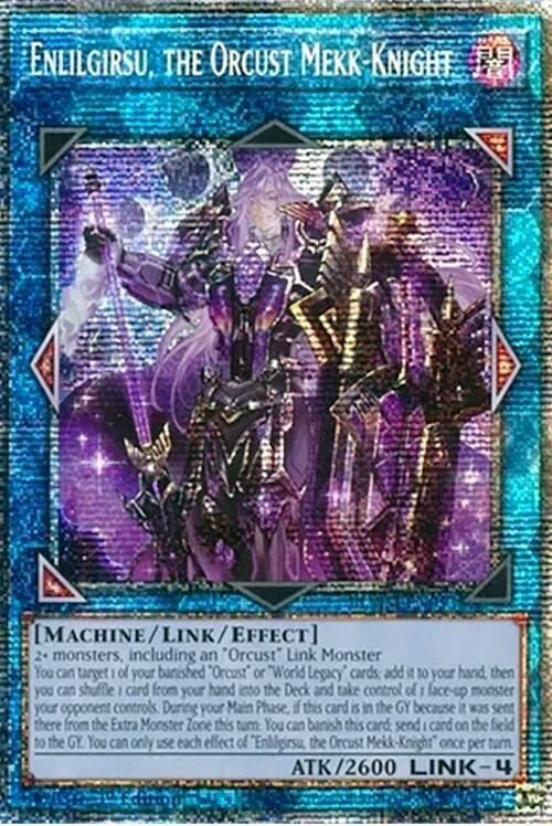 Enlilgirsu, the Orcust Mekk-Knight (Starlight Rare) BLMM-EN053 card from Battles of Legend: Monster Mayhem