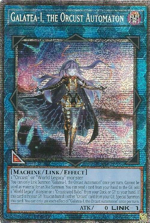 Galatea-i, the Orcust Automaton (Starlight Rare) BLMM-EN052 card from Battles of Legend: Monster Mayhem