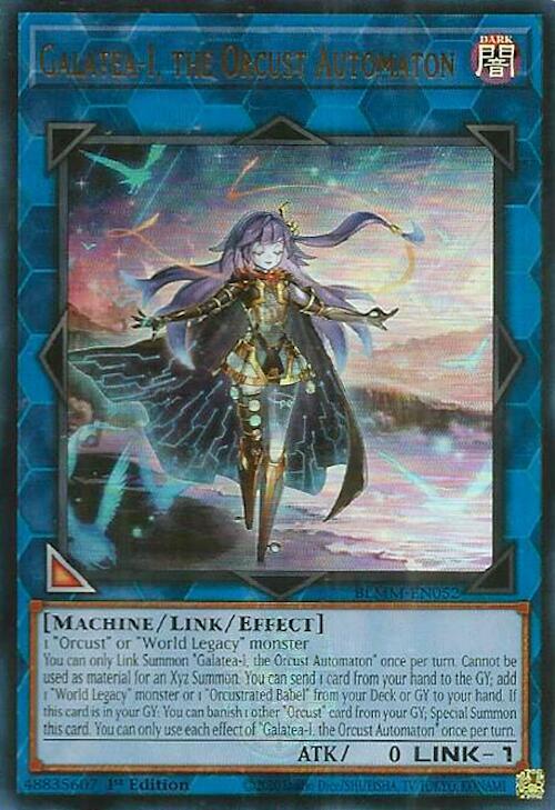 Galatea-i, the Orcust Automaton BLMM-EN052 card from Battles of Legend: Monster Mayhem