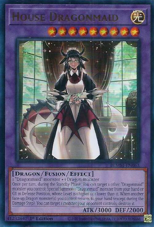 House Dragonmaid BLMM-EN063 card from Battles of Legend: Monster Mayhem