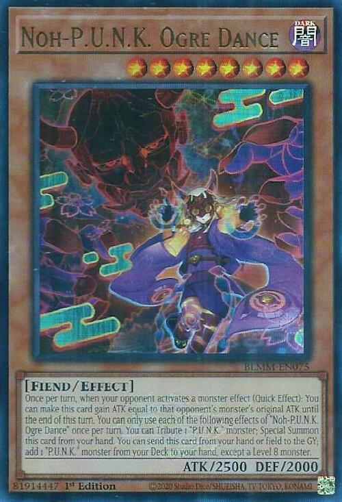 Noh-P.U.N.K. Ogre Dance BLMM-EN075 card from Battles of Legend: Monster Mayhem
