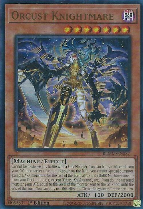 Orcust Knightmare BLMM-EN087 card from Battles of Legend: Monster Mayhem