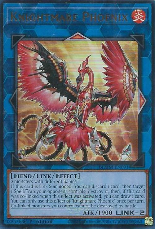 Knightmare Phoenix BLMM-EN091 card from Battles of Legend: Monster Mayhem