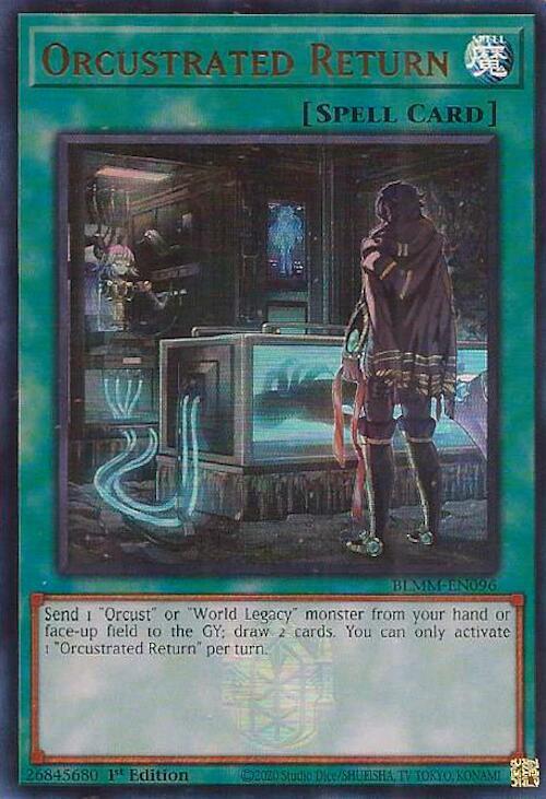 Orcustrated Return BLMM-EN096 card from Battles of Legend: Monster Mayhem