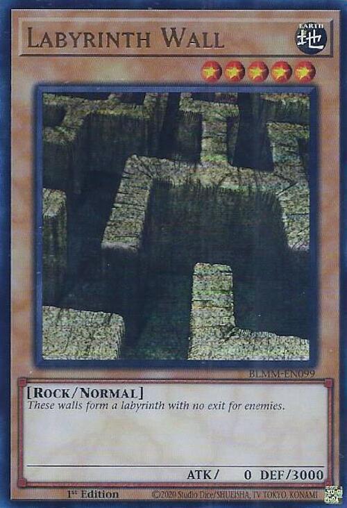 Labyrinth Wall BLMM-EN099 card from Battles of Legend: Monster Mayhem