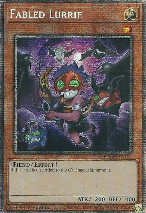 Fabled Lurrie (Starlight Rare) BLMM-EN104 card from Battles of Legend: Monster Mayhem