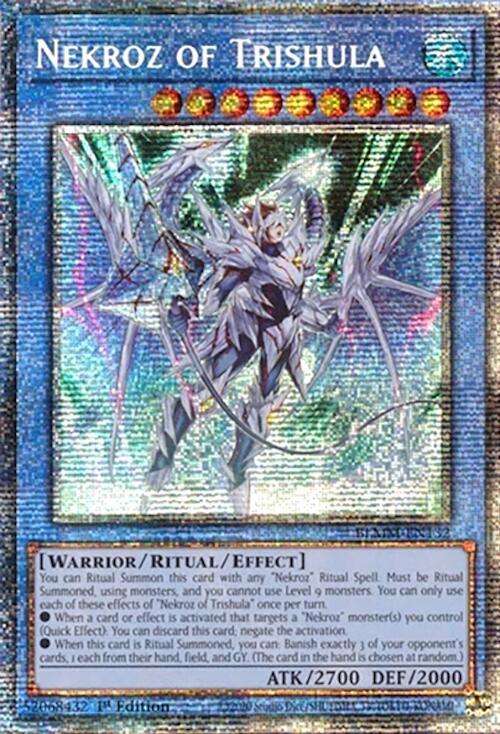 Nekroz of Trishula (Starlight Rare) BLMM-EN132 card from Battles of Legend: Monster Mayhem