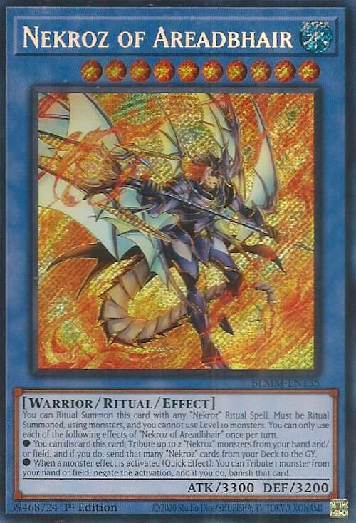 Nekroz of Areadbhair BLMM-EN135 card from Battles of Legend: Monster Mayhem