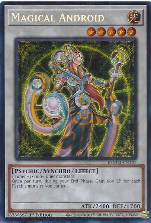 Magical Android BLMM-EN147 card from Battles of Legend: Monster Mayhem