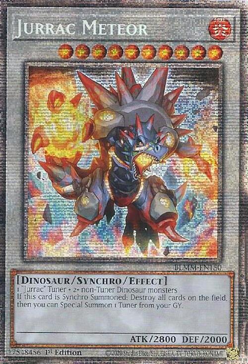 Jurrac Meteor (Starlight Rare) BLMM-EN150 card from Battles of Legend: Monster Mayhem