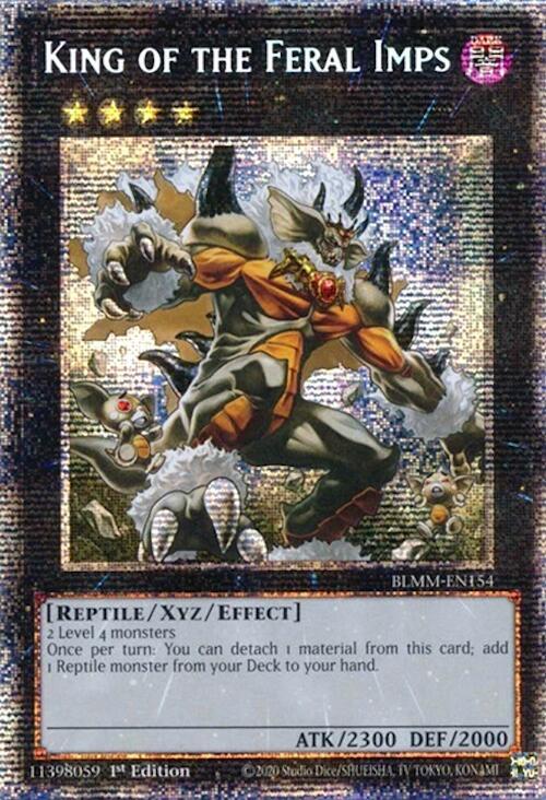 King of the Feral Imps (Starlight Rare) BLMM-EN154 card from Battles of Legend: Monster Mayhem