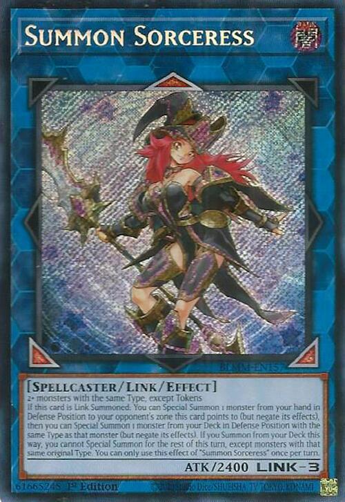 Summon Sorceress BLMM-EN157 card from Battles of Legend: Monster Mayhem