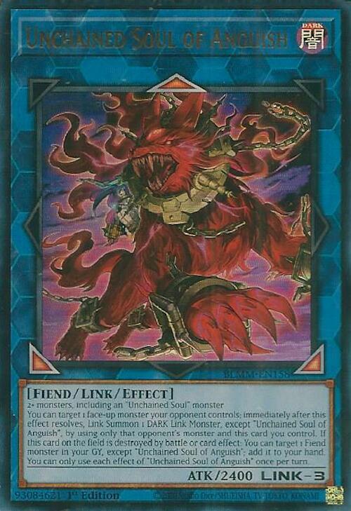 Unchained Soul of Anguish BLMM-EN158 card from Battles of Legend: Monster Mayhem