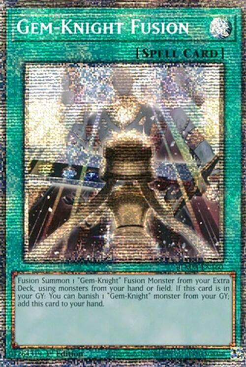 Gem-Knight Fusion (Starlight Rare) BLMM-EN160 card from Battles of Legend: Monster Mayhem