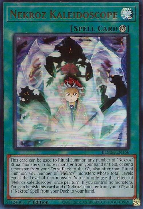 Nekroz Kaleidoscope BLMM-EN166 card from Battles of Legend: Monster Mayhem