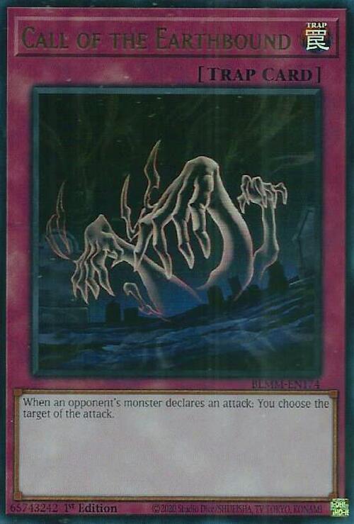Call of the Earthbound BLMM-EN174 card from Battles of Legend: Monster Mayhem