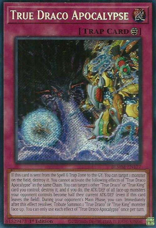 True Draco Apocalypse BLMM-EN177 card from Battles of Legend: Monster Mayhem