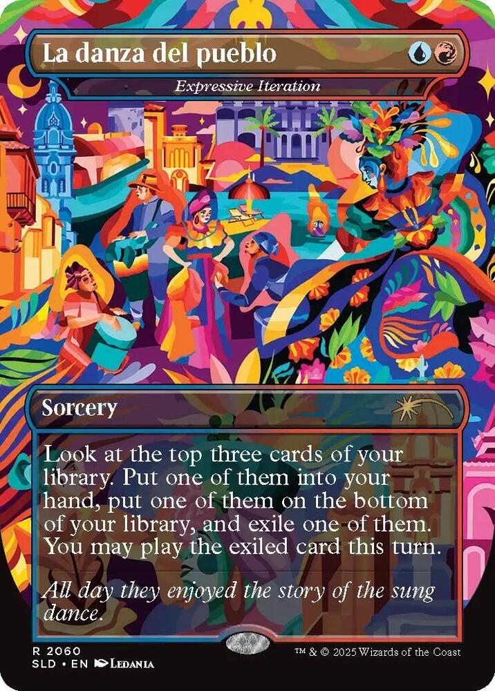 La danza del pueblo - Expressive Iteration 2060 card from Secret Lair Drop Series