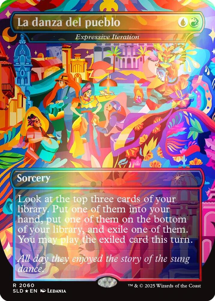 La danza del pueblo - Expressive Iteration (Rainbow Foil) 2060 card from Secret Lair Drop Series