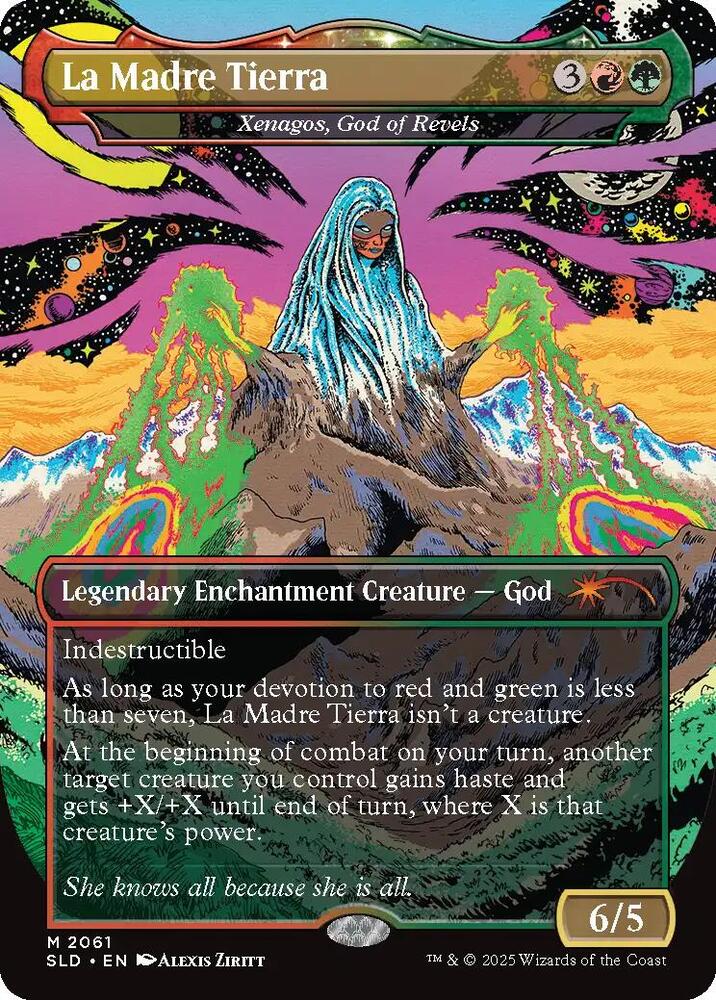 La Madre Tierra - Xenagos, God of Revels 2061 card from Secret Lair Drop Series